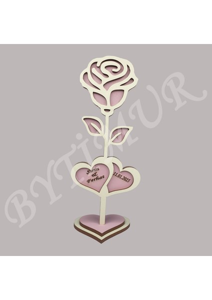 Düğün Nişan Nikah Kına Söz Hediyelik Gonca Gül Model Iki Kalp Süslü Kutu 50 Adet fiyatları