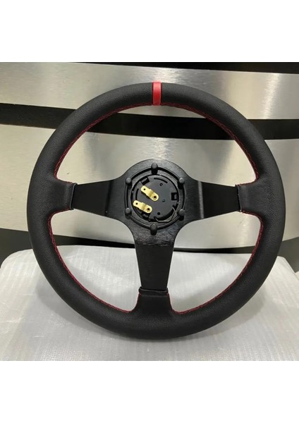 Mugen Power Offsetli Spor Direksiyon Deri