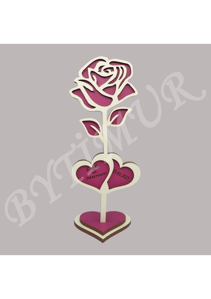 Düğün Nişan Nikah Kına Söz Hediyelik Açmış Gül Model Iki Kalp Süslü Kutu 50 Adet fiyatları