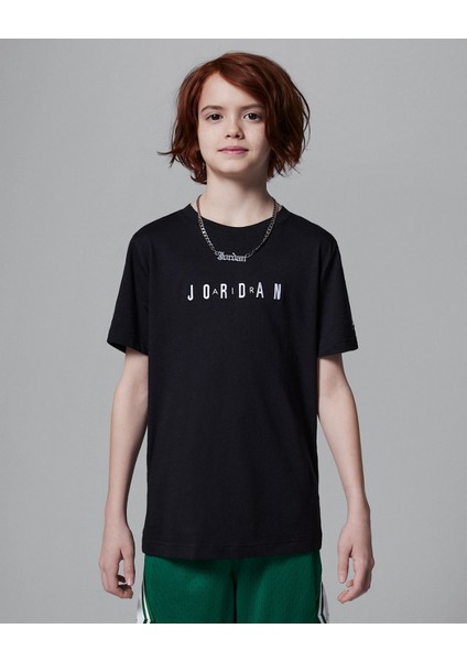 Jordan Jdb Mj Wordmark Emb Crew Erkek Çocuk Tişört