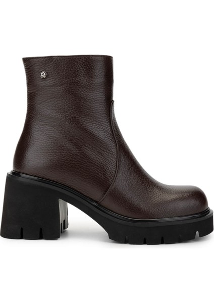 Kadın Deri Kahverengi Casual Bot 33 52000 Bn Bot SK24-25 Kahve Fltr