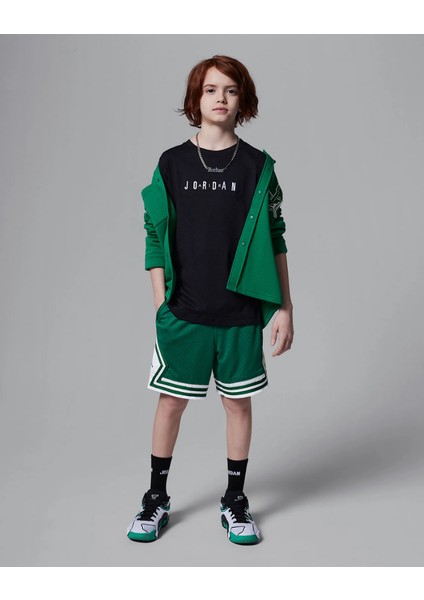 Jordan Jdb Mj Wordmark Emb Crew Erkek Çocuk Tişört indirimleri