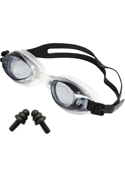 Yeni Anti Sis Su Geçirmez Yüzme Gözlükleri ( Çocuk ) Kulak Tıkaçlı