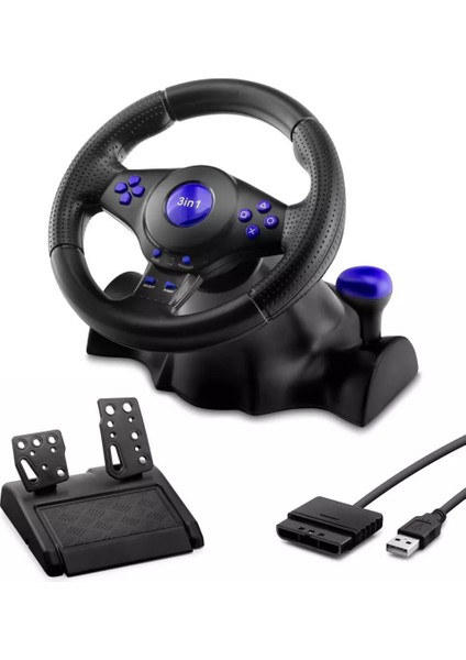 Bilgisayar Keyfi Için Ps3 Ps2 Oyun Direksiyonu