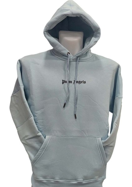 Erkek Açık Mavi Kapüşonlu Owersize Salaş Üç Iplik Sweat Shirt Esk-Plma modelleri