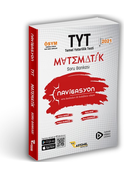 Tyt Matematik Soru Bankası (Müfredata Uygun-Yazarlarından Video Çözümlü)