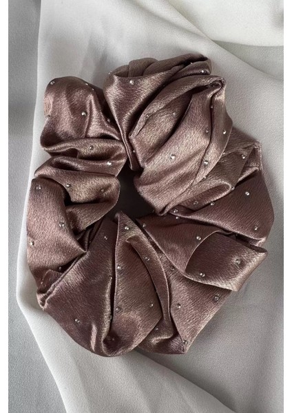 Kahve Renk Taşlı Saten Simit Toka fiyatları