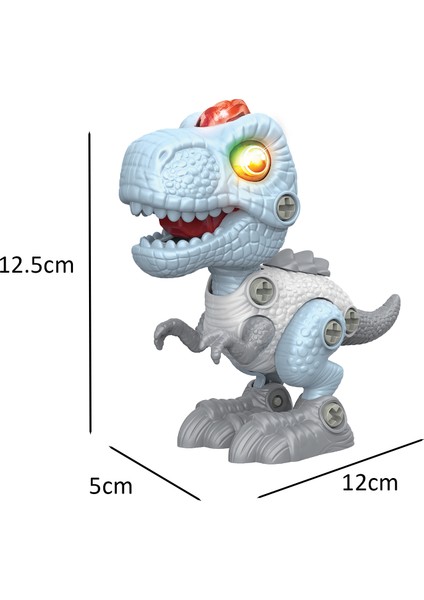 Eğitici Sesli Işıklı Sök-Tak Dinozorlar - Robo Drago