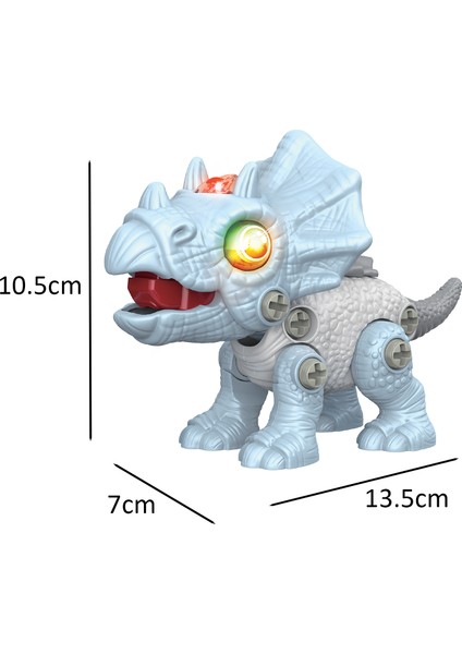Eğitici Sesli Işıklı Sök-Tak Dinozorlar - Robo Drago