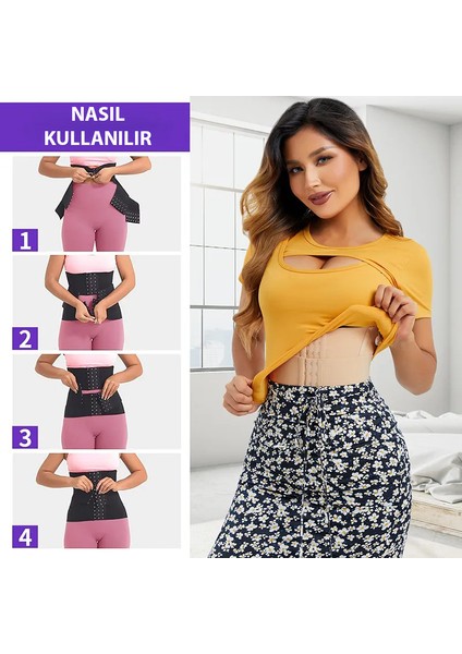 Agraflı Latex Ten Rengi Bel Korse Kum Saati Göbek Bel Basen Premium Toparlayıcı Korse fırsatları