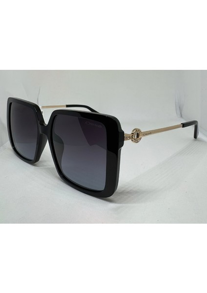 OS3529 Kadın Güneş Gözlüğü Cat Eye Siyah Çerçeve UV400 Kemik Çerçeve Degrade Cam fiyatları