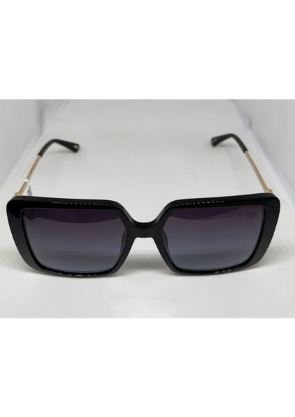 OS3529 Kadın Güneş Gözlüğü Cat Eye Siyah Çerçeve UV400 Kemik Çerçeve Degrade Cam modelleri