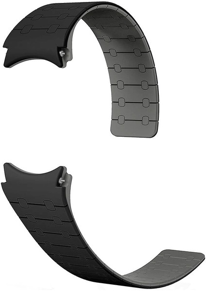 Galaxy Watch 5 Pro 45MM KRD-111 20MM Çizgili Desenli Silikon Kordon