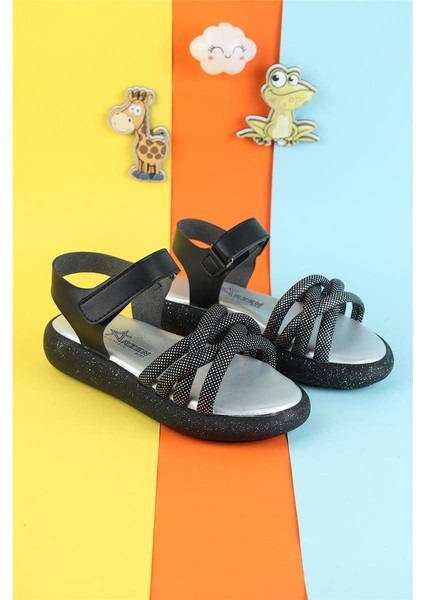 Unisex Çocuk Sandalet Önü Kapalı Sandalet Renkli Kız Sandalet Ortopedik Sandalet Yeni Sezon Sandalet