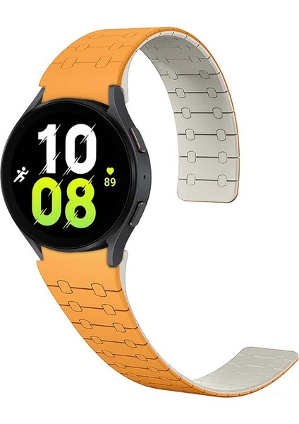Galaxy Watch 5 Pro 45MM KRD-111 20MM Çizgili Desenli Silikon Kordon