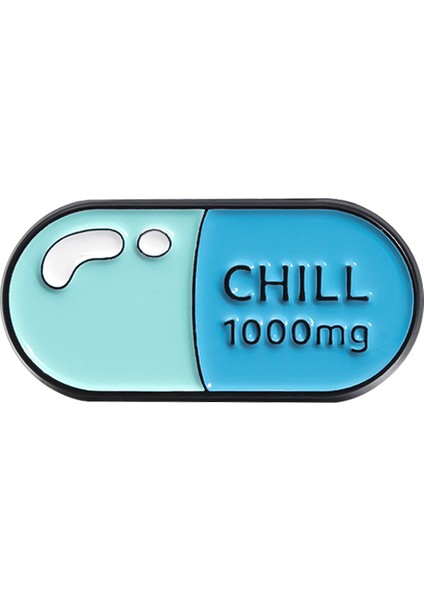 Chıll Yazılı Medikal Broş P0627