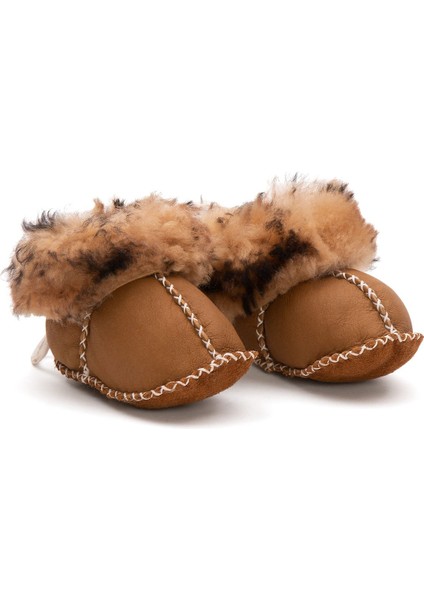 Hakiki Kürklü Bebek Patiği 141113