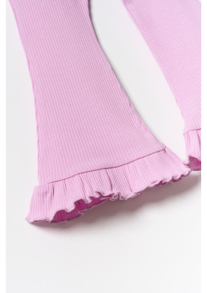 Kız Çocuk Fırfırlı Ispanyol Paça Tayt fiyatları