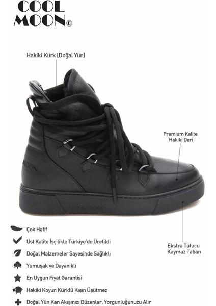 Kürklü Bayan Sneaker Bot 365050