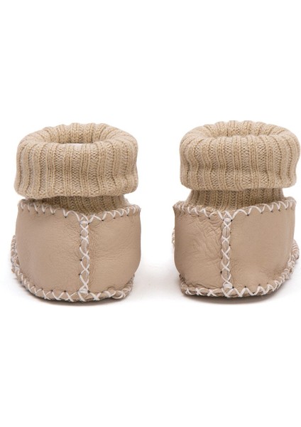 Hakiki Kürklü Çoraplı Bebek Patiği 141117 fırsatları