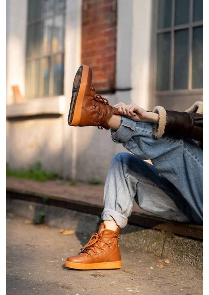 Kürklü Bayan Sneaker Bot 365050