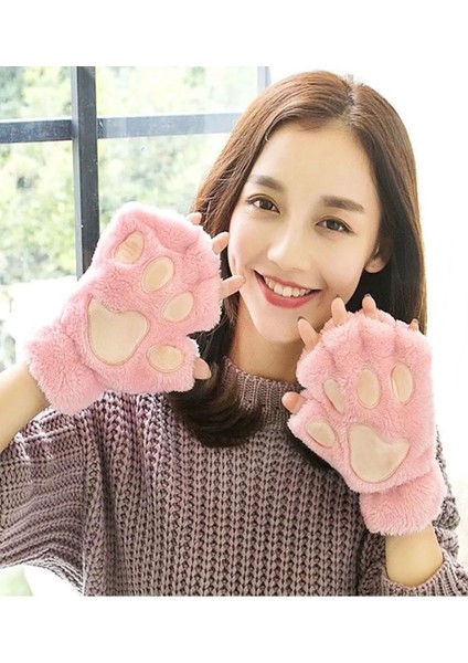 Pembe Renk Pati Figürlü Eldiven modelleri