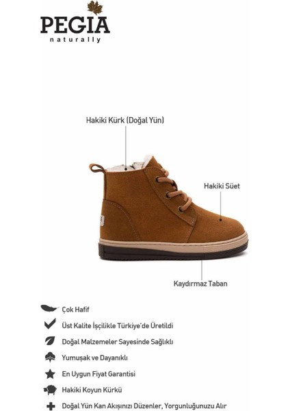 İçi Kürklü Fermuarlı Çocuk Botu 186062