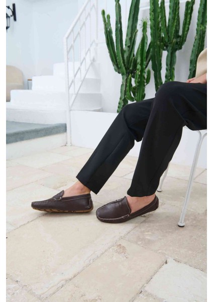 Hakiki Deri Erkek Loafer Ayakkabı 500906 fırsatları