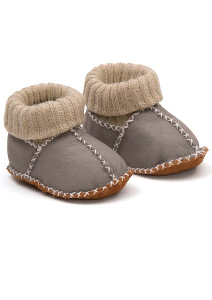 Hakiki Kürklü Bebek Patiği 141204