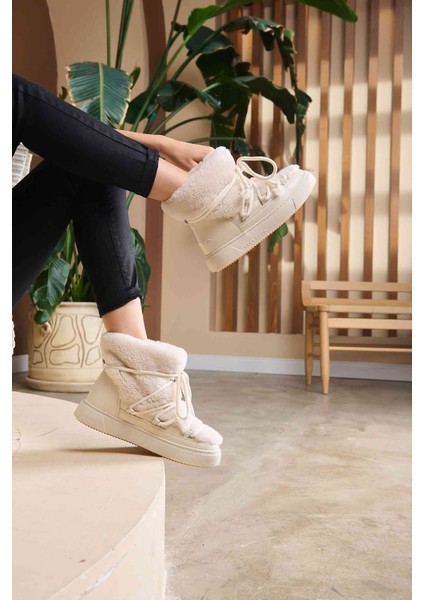 Hakiki Kürklü Kadın Sneakers 355067 modelleri