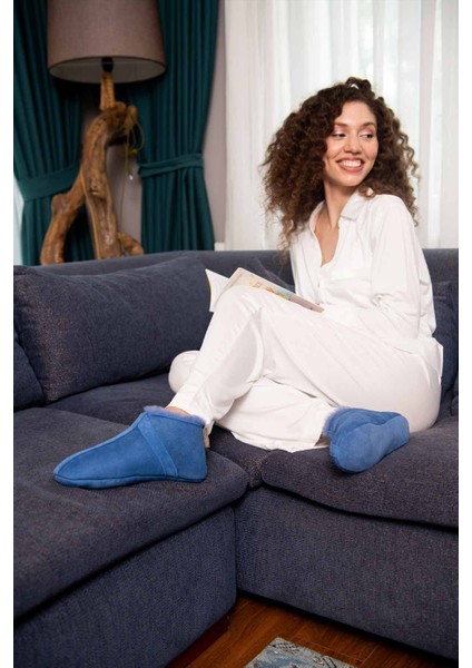 Kürklü Unisex Panduf 191203