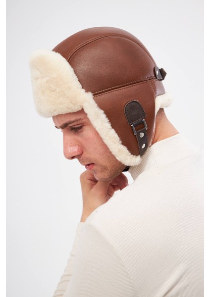 Hakiki Kürklü Unisex Şapka 23SP01 fırsatları