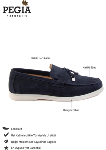 Hakiki Süet Erkek Tokalı Loafer 500910