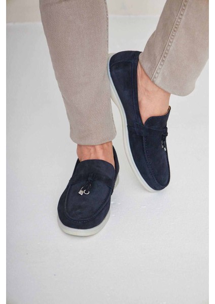 Hakiki Süet Erkek Tokalı Loafer 500910