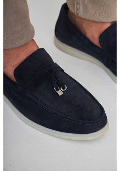 Hakiki Süet Erkek Tokalı Loafer 500910