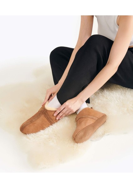 Kürklü Unisex Panduf 191203