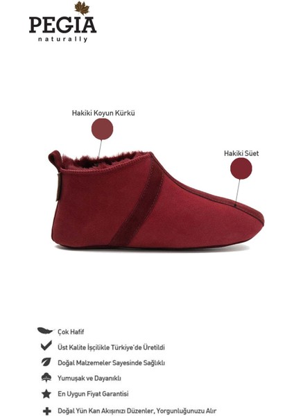 Kürklü Unisex Panduf 191203