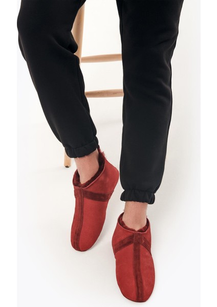 Kürklü Unisex Panduf 191203