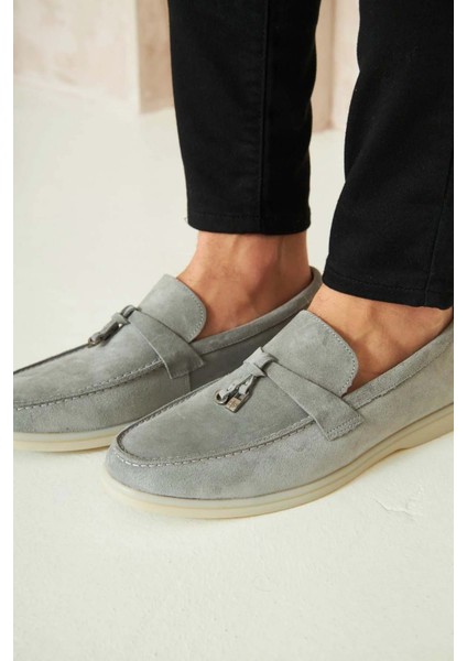 Hakiki Süet Erkek Tokalı Loafer 500910 fırsatları