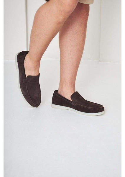 Hakiki Süet Erkek Düz Loafer 500911 fırsatları