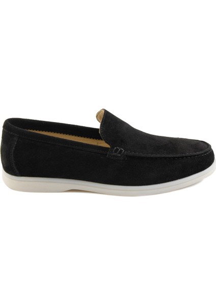 Hakiki Süet Erkek Düz Loafer 500911
