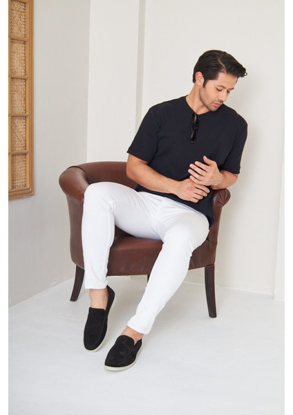 Hakiki Süet Erkek Düz Loafer 500911 indirimleri