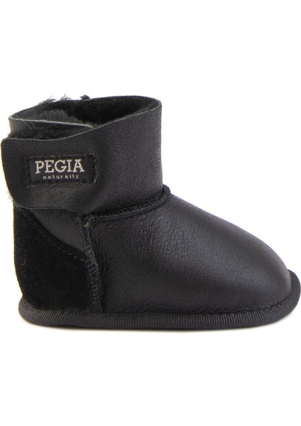 Hakiki Kürklü Cırtlı Bebek Patiği 141221