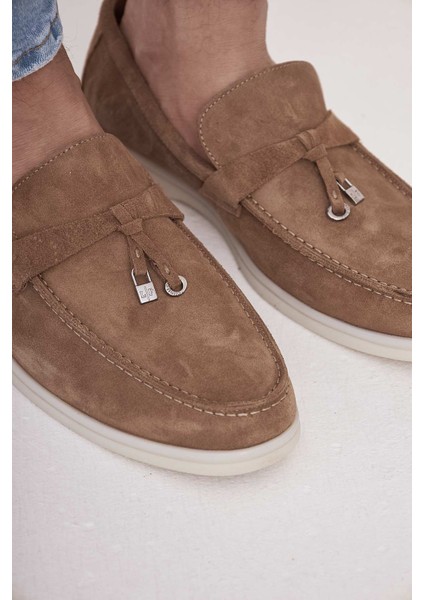 Hakiki Süet Erkek Tokalı Loafer 500910 fırsatları