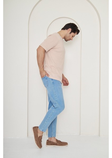 Hakiki Süet Erkek Tokalı Loafer 500910 indirimleri