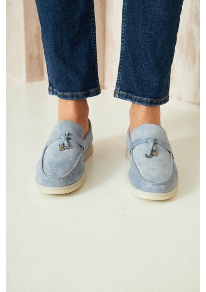 Hakiki Süet Erkek Tokalı Loafer 500910