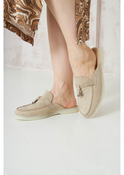 Hakiki Süet Kadın Tokalı Terlik 700912 modelleri