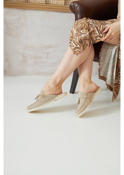 Hakiki Süet Kadın Tokalı Terlik 700912 indirimleri