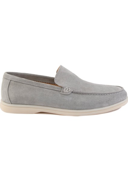 Hakiki Süet Erkek Düz Loafer 500911