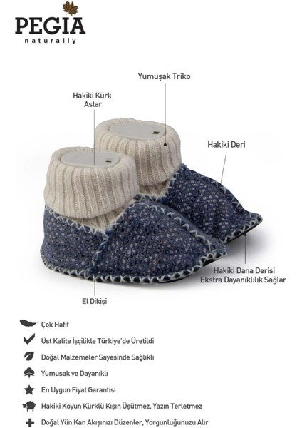 Kürklü Çoraplı Bebek Patiği 141209 fiyatları